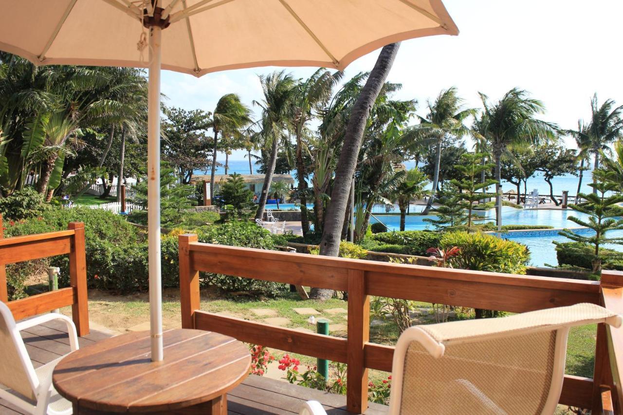 Chateau Beach Resort Kenting Quarto foto View from a room at the resort